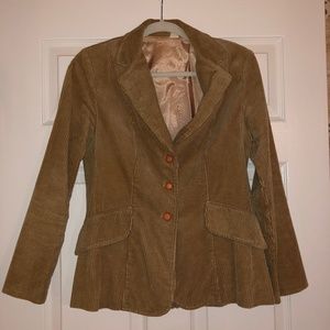 Vintage Corduroy Blazer- Tan